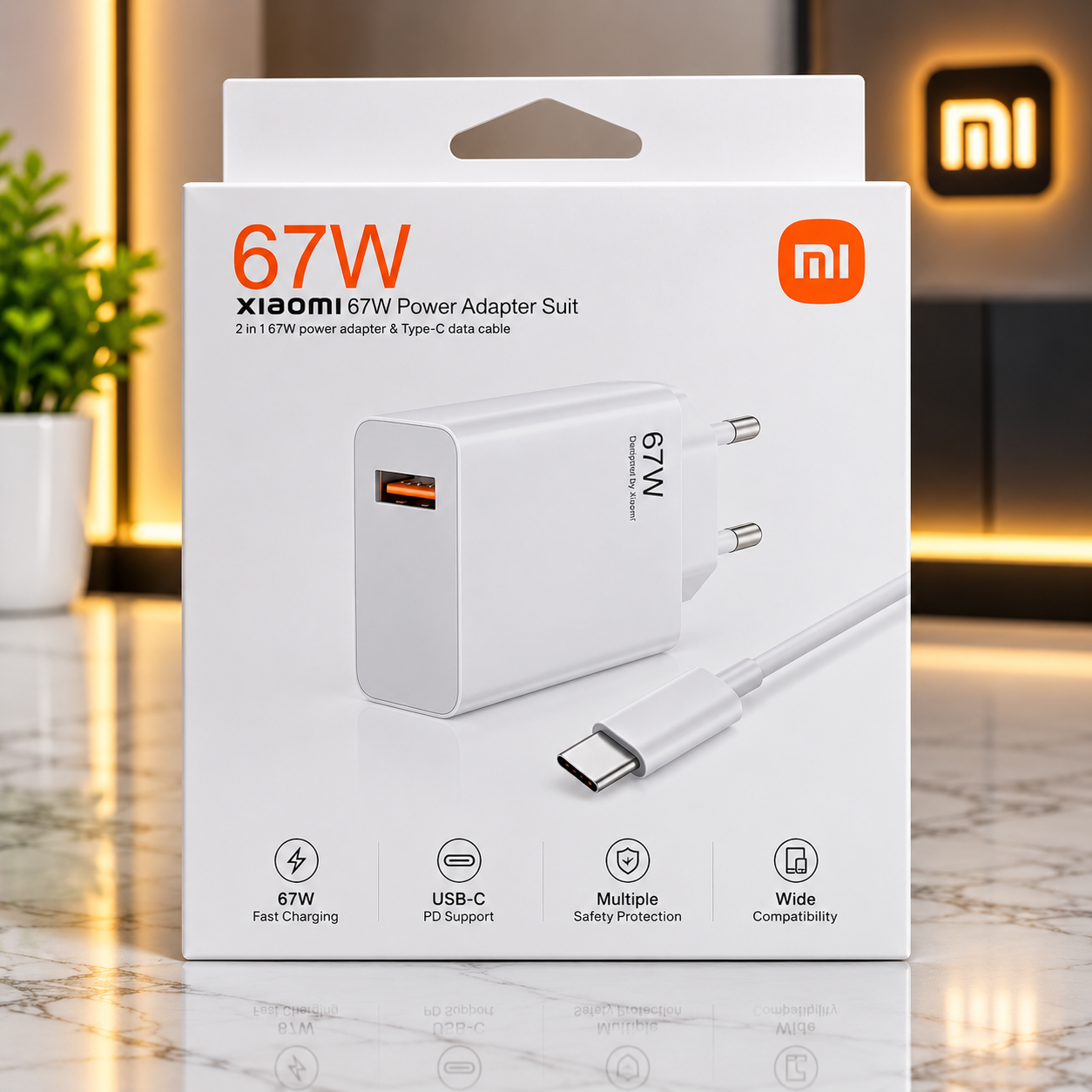 Xiaomi 45w quvvatlagich